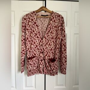 Marc Jacobs Floral Cardigan - Medium
